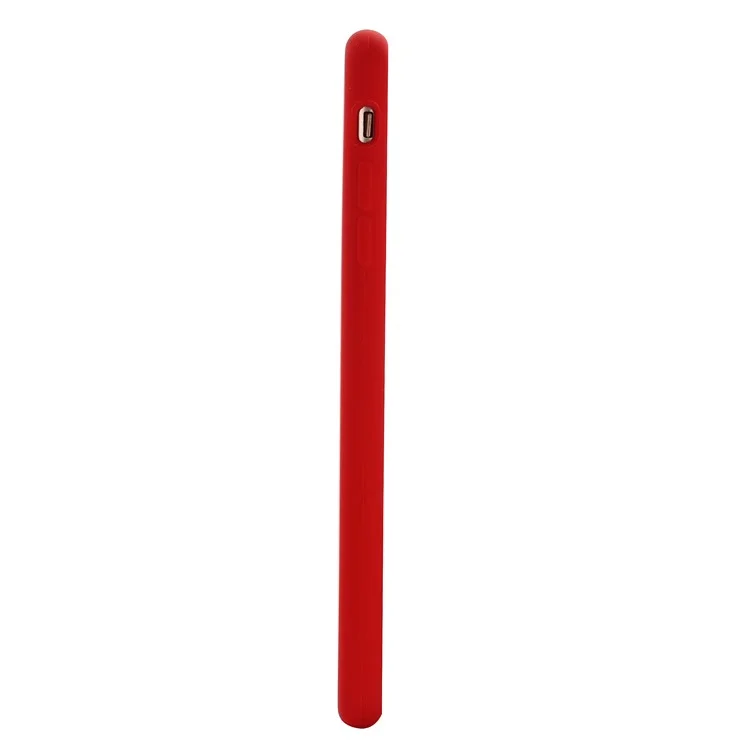 For iPhone 6s/6 Good Protection Soft Mobile Phone Covering Edge Wrapped Liquid Silicone Case - Red-Cellmalls