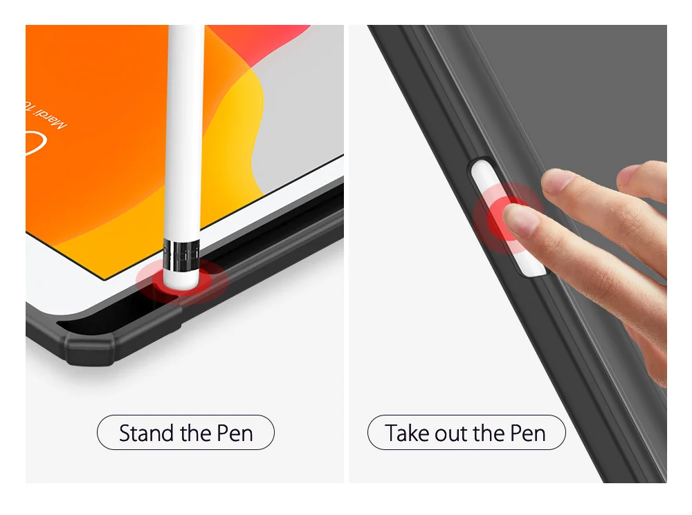 DUX DUCIS TOBY Series Business Style Leather Tablet Case Tri-fold Stand Cover for iPad 10.2 (2021)/(2020)/(2019) - Black-Cellmalls