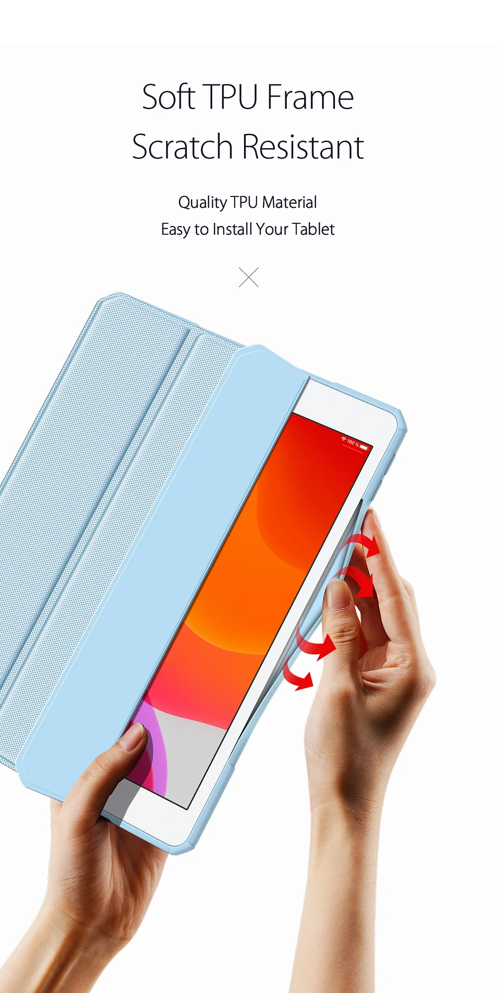 DUX DUCIS TOBY Series Business Style Leather Tablet Case Tri-fold Stand Cover for iPad 10.2 (2021)/(2020)/(2019) - Black-Cellmalls