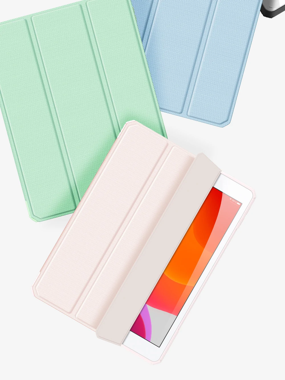 DUX DUCIS TOBY Series Business Style Leather Tablet Case Tri-fold Stand Cover for iPad 10.2 (2021)/(2020)/(2019) - Black-Cellmalls