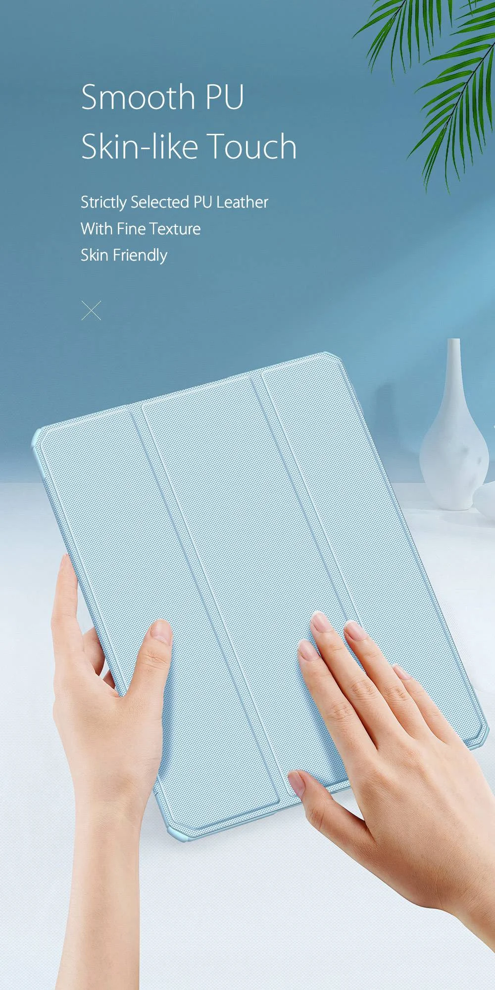 DUX DUCIS TOBY Series For Apple iPad (2025) / 10.9 (2022) TPU+PC+Leather Case Three-Fold Stand Tablet Cover with Pen Slot - Black-Cellmalls