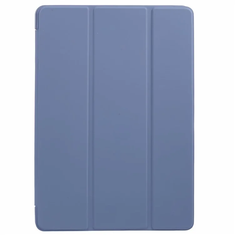 For iPad 10.2 (2021) / (2019) / (2020) / Pro 10.5-inch (2017) Case Tri-Fold Stand PU Leather + TPU Tablet Cover - Dark Blue-Cellmalls