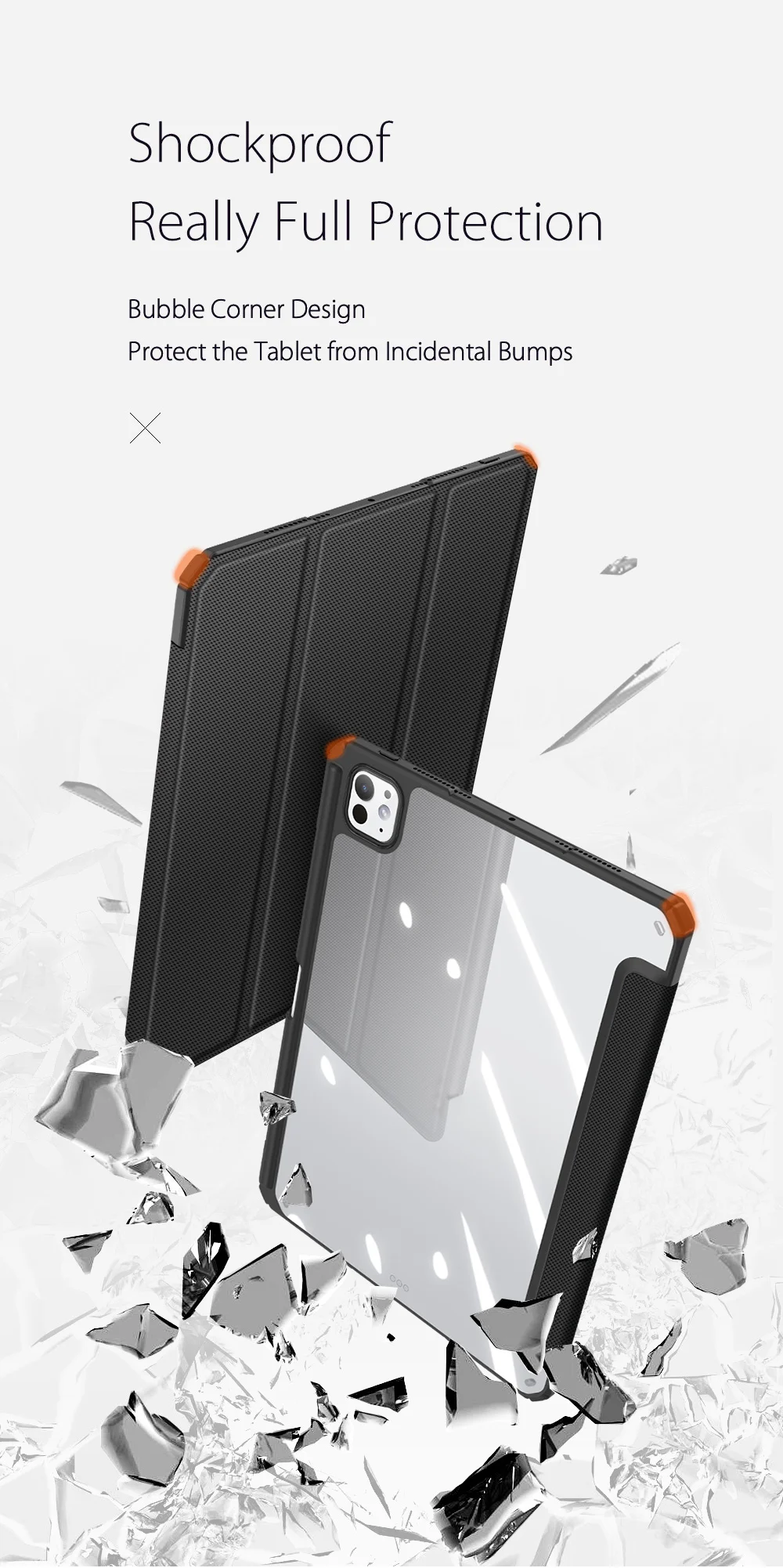 DUX DUCIS TOBY Series For iPad Pro 11 (2024) Case PU Leather Business Tri-fold Stand Tablet Cover with Pen Holder - Black-Cellmalls