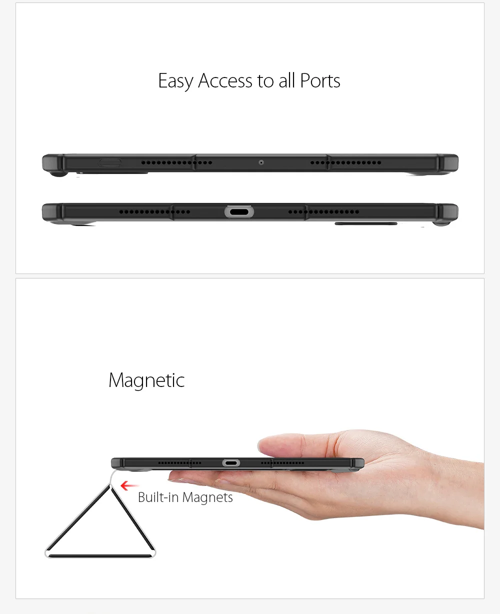 DUX DUCIS TOBY Series For iPad Pro 11 (2024) Case PU Leather Business Tri-fold Stand Tablet Cover with Pen Holder - Black-Cellmalls