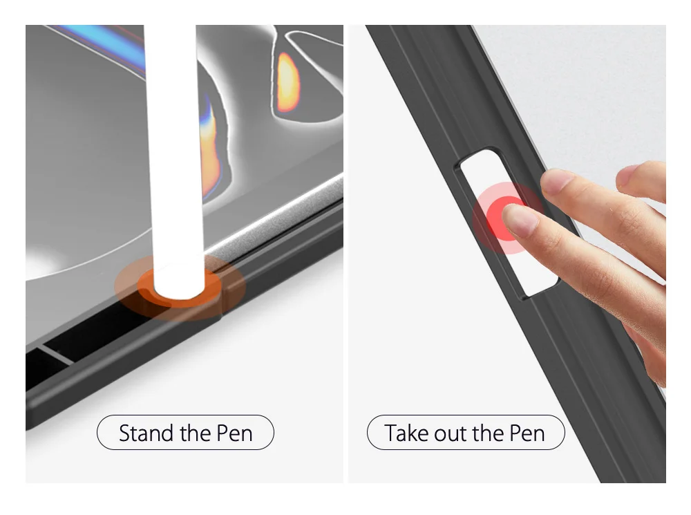 DUX DUCIS TOBY Series For iPad Pro 13 (2024) Case Auto Wake / Sleep PU Leather Tri-fold Stand Tablet Cover - Black-Cellmalls