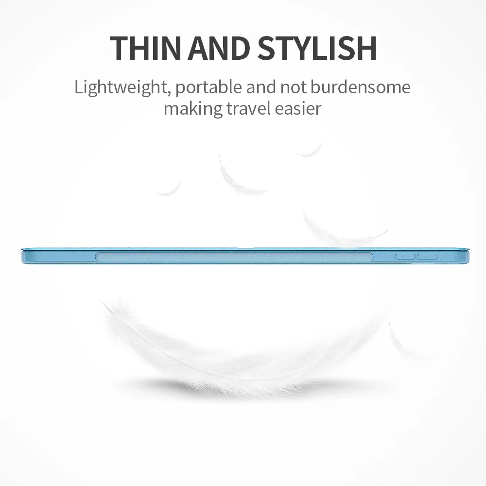 Tri-Fold Stand TPU + Leather Tablet Cover for iPad Air 11 (2025) / (2024) / Pro 11 (2018)//Air (2022) / Air (2020) - Black-Cellmalls