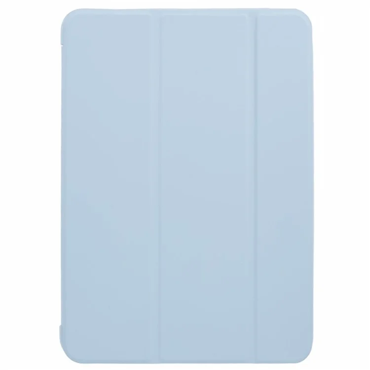 For iPad Pro 11 (2024) Case Tri-Fold Stand PU Leather + TPU Smart Cover - Baby Blue-Cellmalls