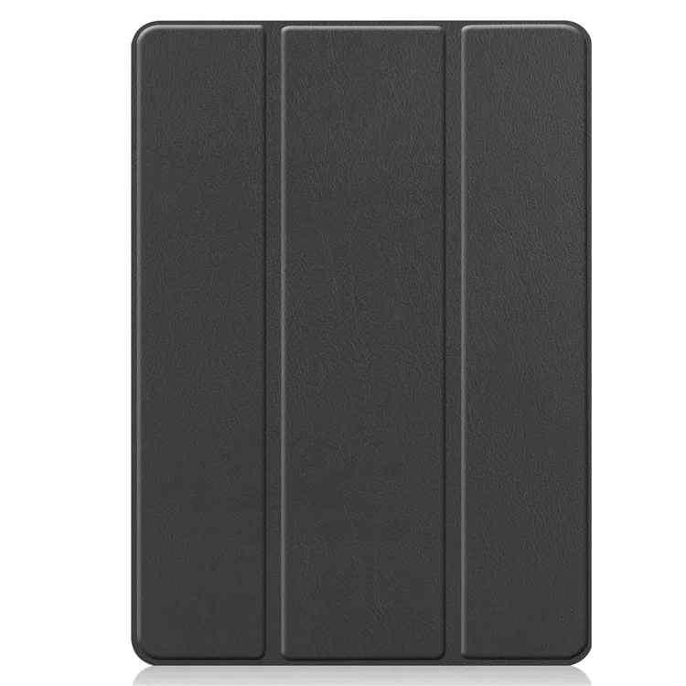 Leather Tablet Cover for iPad 10.2 (2021) / (2020) / (2019) Tri-Fold Stand Protection Case with Pen Slot - Black-Cellmalls