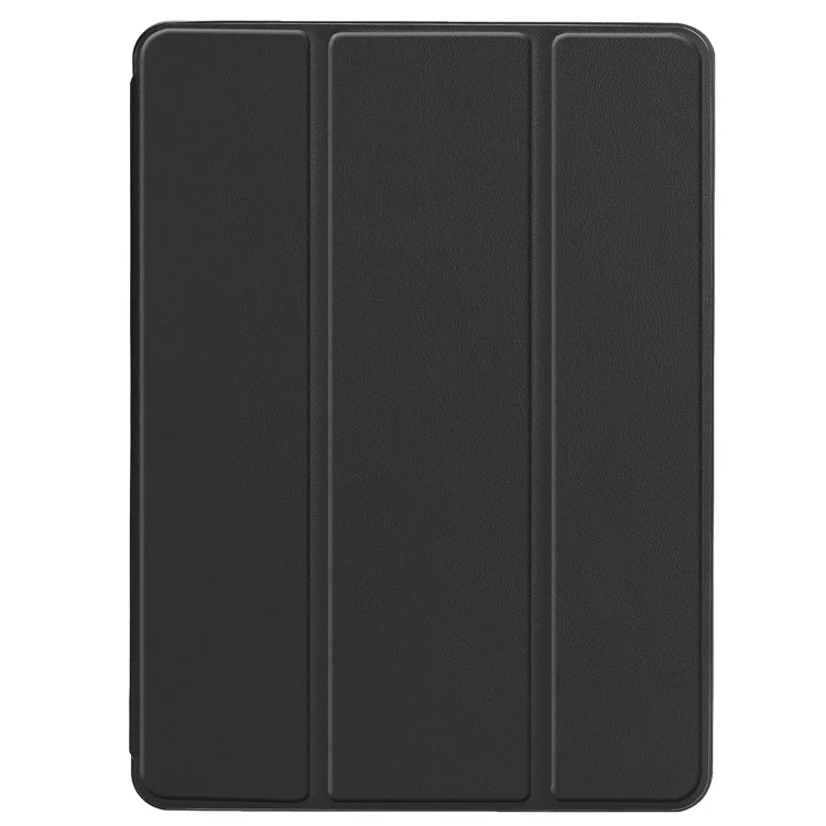 Tri-fold Stand PU Leather Smart Case with Pen Slot for iPad Air 10.5 (2019) / Pro 10.5-inch (2017) - Black-Cellmalls