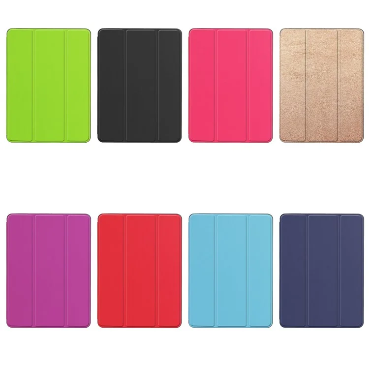 Tri-fold Stand PU Leather Smart Case with Pen Slot for iPad Air 10.5 (2019) / Pro 10.5-inch (2017) - Black-Cellmalls