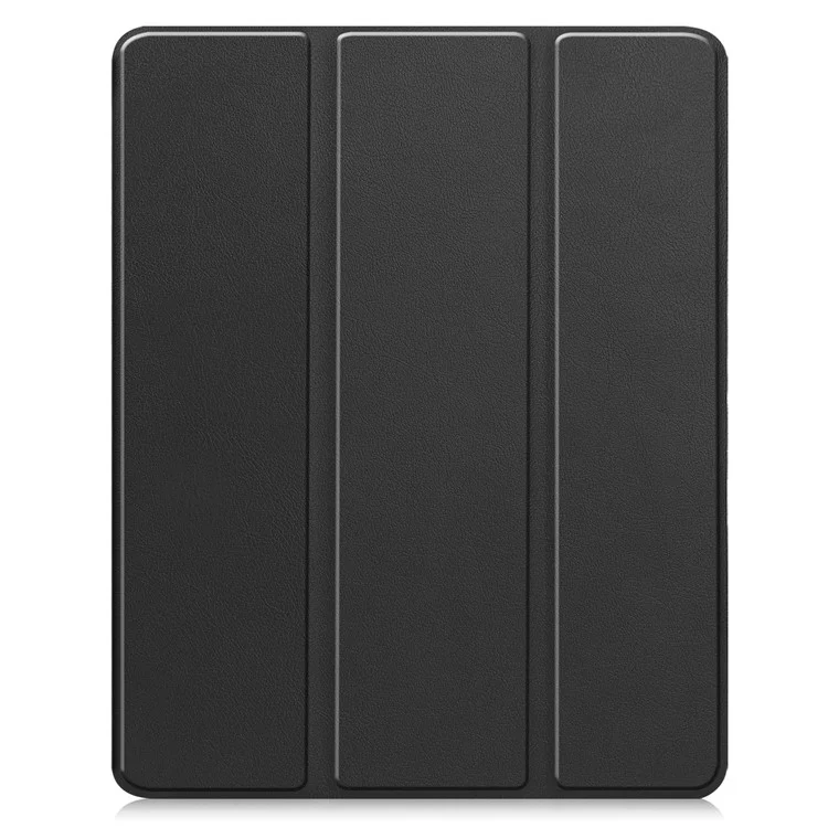 For iPad Air 13 (2025) / (2024) Stand Case Shock-Absorbent Leather Tablet Cover with Pen Slot - Black-Cellmalls