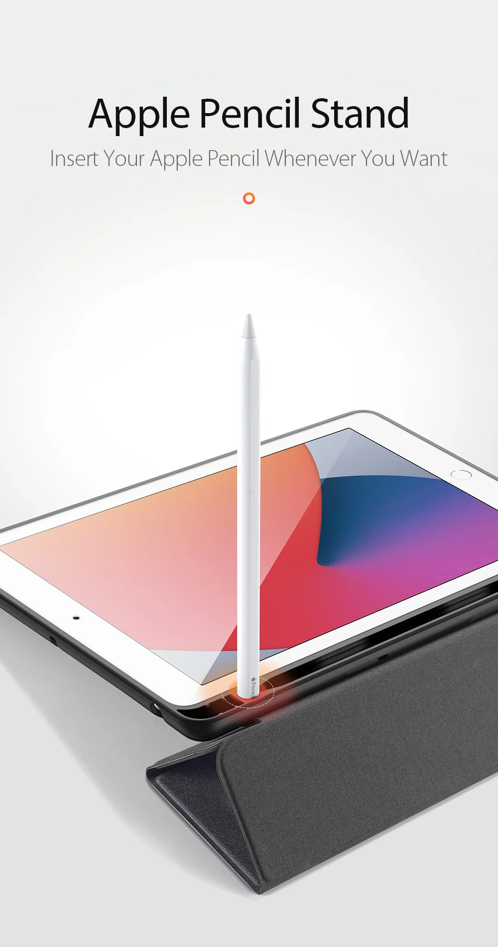 DUX DUCIS DOMO Series for iPad 10.2 (2021) / (2020) / (2019) Case Tri-Fold Stand PU Leather Smart Tablet Cover - Rose Gold-Cellmalls