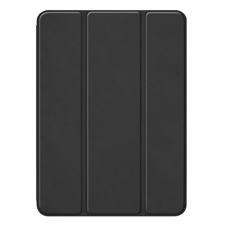 Stable Tri-fold Stand Stand PU Leather Smart Case with Pen Slot for iPad mini (2019) 7.9 inch / iPad mini 4 - Black-Cellmalls