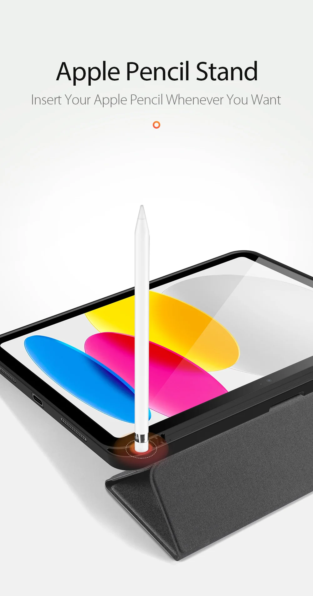 DUX DUCIS Domo Series for iPad (2025) / 10.9 (2022) Case Auto Wake / Sleep Tri-Fold Stand Leather Cover - Pink-Cellmalls