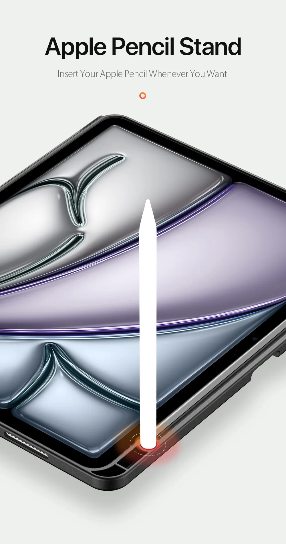 DUX DUCIS Domo Series for iPad Air 13 (2025) / (2024) Case Tri-Fold Stand Leather Smart Tablet Cover with Pencil Holder - Black-Cellmalls