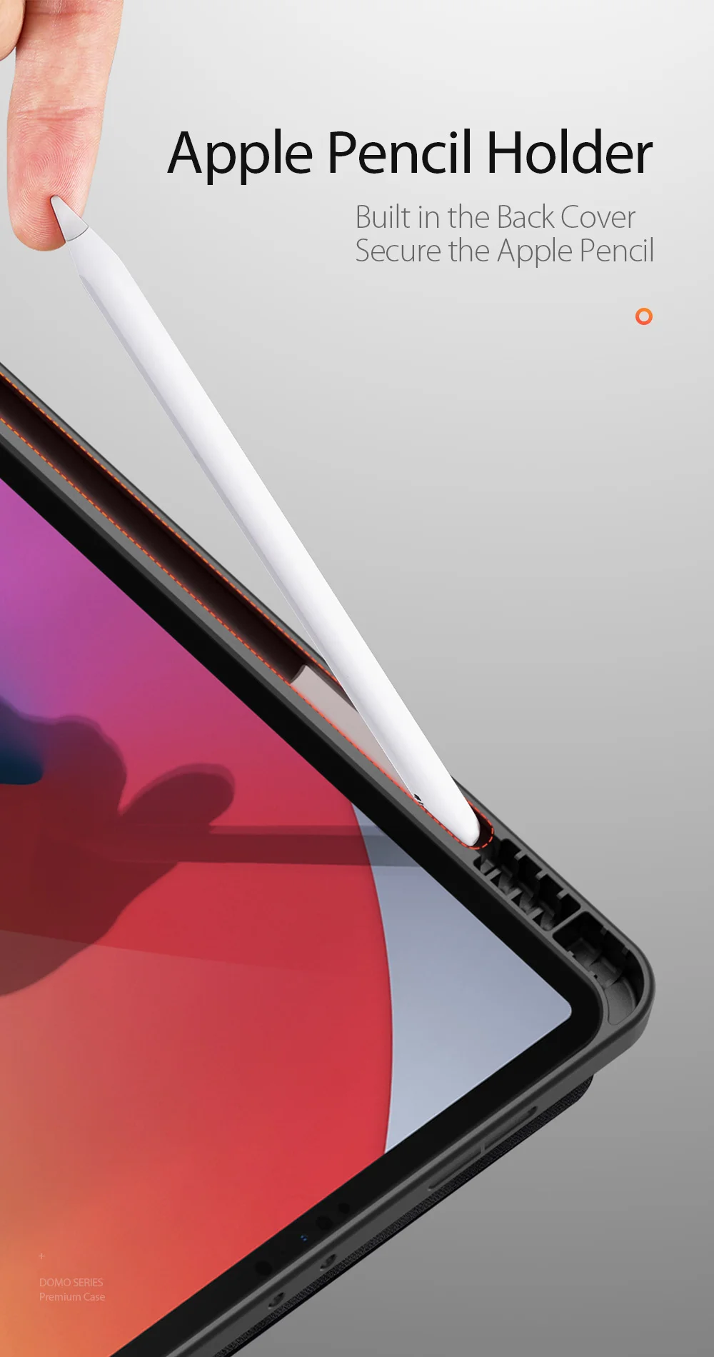 DUX DUCIS Tri-fold Stand Design Business Style Tablet Protective Case with Pen Slot for iPad Pro 11-inch (2022) / (2021) / (2020) - Pink-Cellmalls