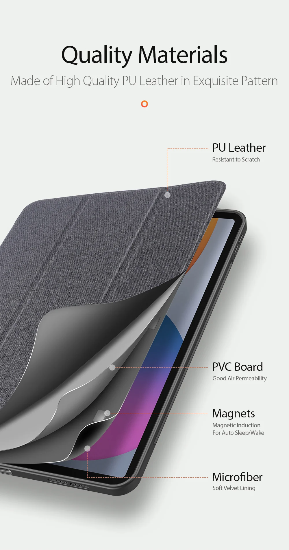 DUX DUCIS Tri-fold Stand Design Business Style Tablet Protective Case with Pen Slot for iPad Pro 11-inch (2022) / (2021) / (2020) - Pink-Cellmalls