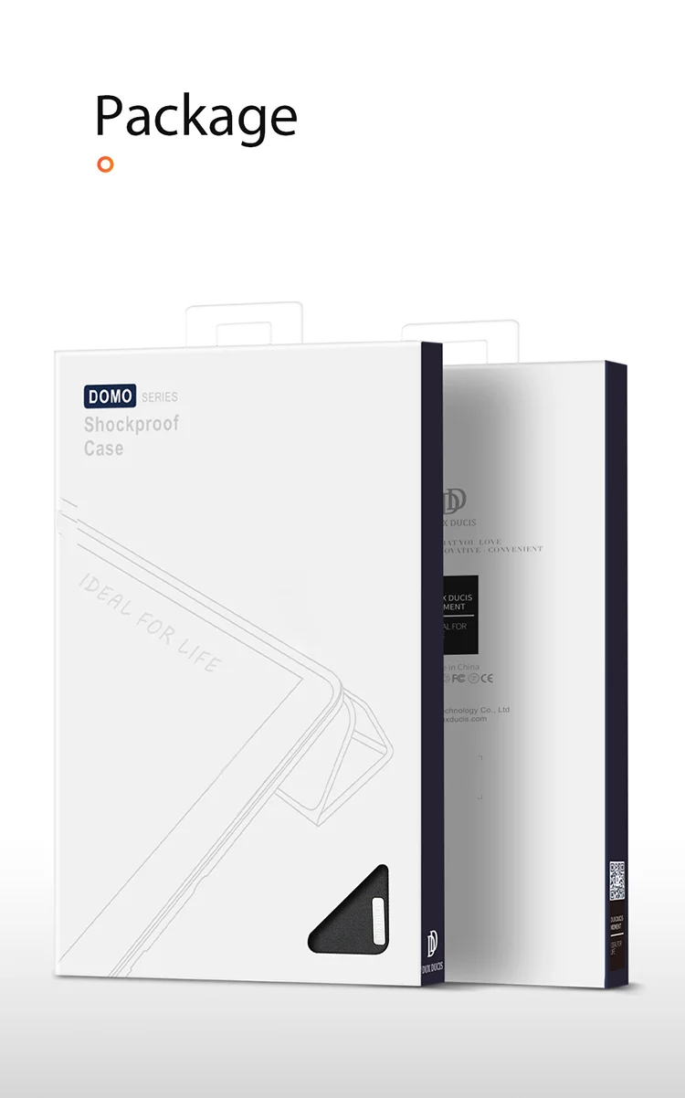 DUX DUCIS Domo Series Auto Wake / Sleep Leather Tri-Fold Stand Tablet Case with Pen Holder for iPad mini (2024) / mini (2021) - Black-Cellmalls