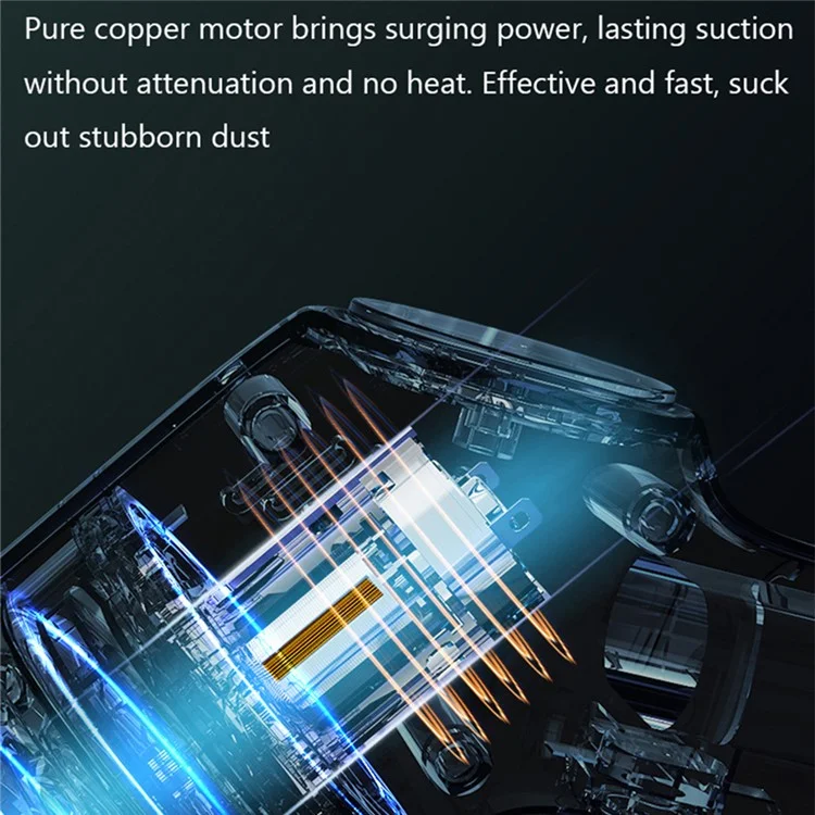 SUITU ST-8000 Dust Collect Cleaning Tool Handheld Cordless Wet and Dry 4500Pa Powerful Suction Vacuum Cleaner - Black-Cellmalls