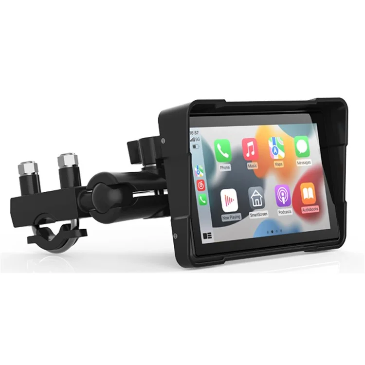 W512A 5 inch IPS Touch Screen 2.4G / 5G WiFi Motorcycle Navigation Screen with Wireless Carplay Android Auto-Cellmalls