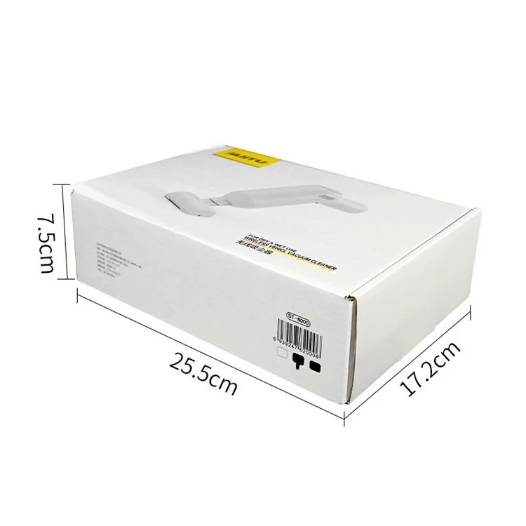 SUITU ST-8000 Dust Collect Cleaning Tool Handheld Cordless Wet and Dry 4500Pa Powerful Suction Vacuum Cleaner - White-Cellmalls