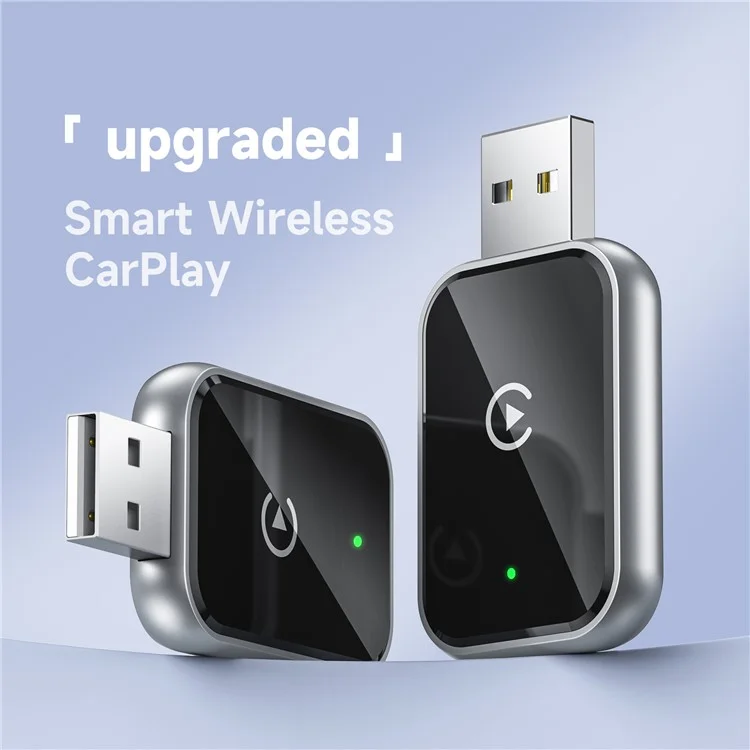 348 Wireless CarPlay Adapter for iPhone Convert Wired to Wireless Compatible with Built-In CarPlay Cars - Black-Cellmalls