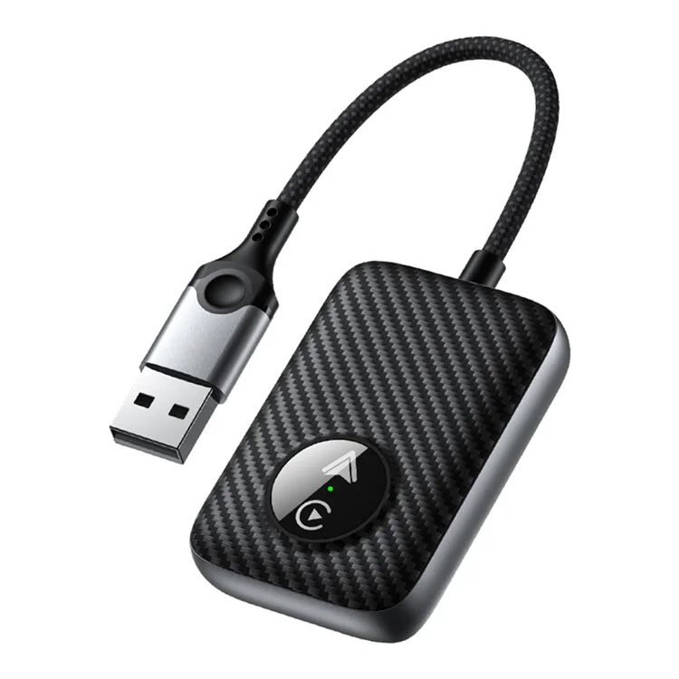 2 in 1 Wireless CarPlay Android Auto Adapter Cars Upgrade Wired to Wireless CarPlay Dongle - Black-Cellmalls