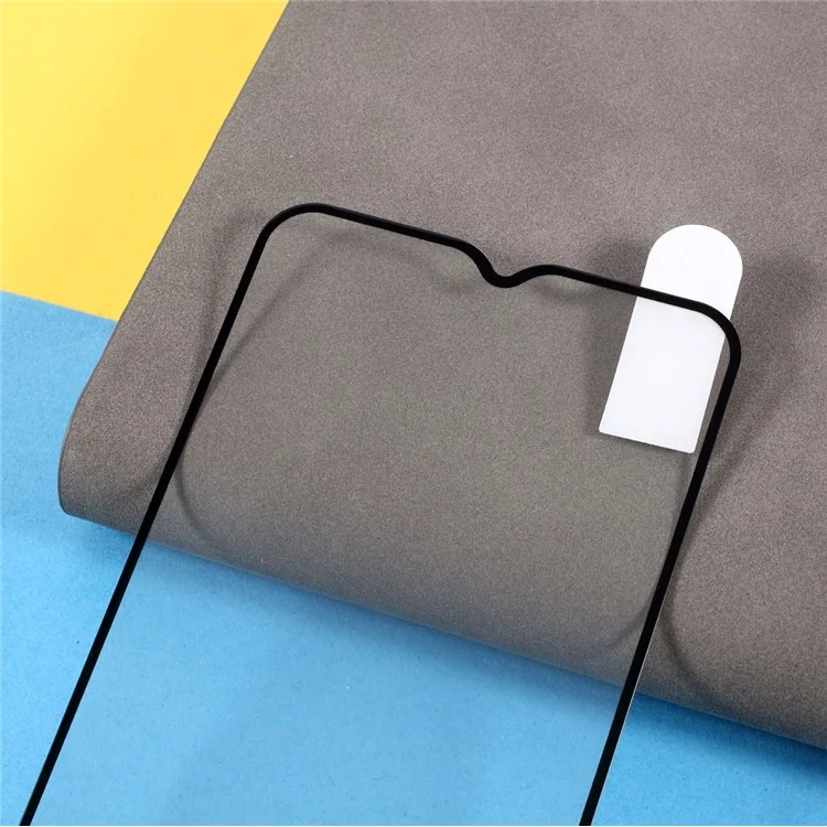 [Full Coverage] Silk Printing [Full Glue] Tempered Glass Screen Protector for Samsung Galaxy A02s (164.2x75.9x9.1mm)-Cellmalls