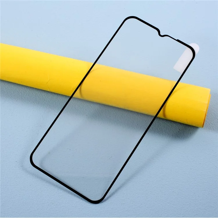 Silk Printing Tempered Glass Screen Protector [Full Coverage] [Full Glue] for Samsung Galaxy A02s (166.5x75.9x9.2mm)-Cellmalls