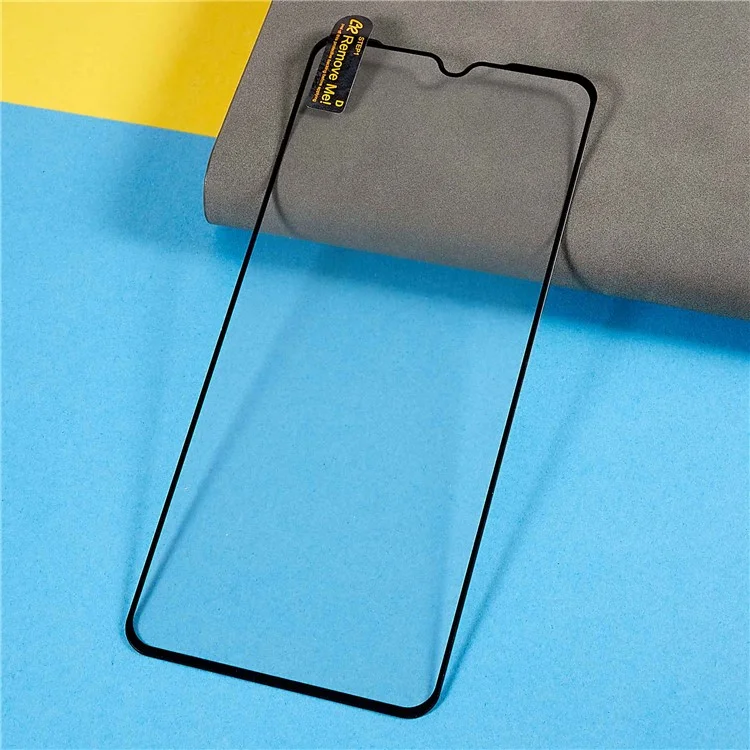 For Samsung Galaxy A04 4G (164.4 x 76.3 x 9.1 mm) / A04s 4G (164.7 x 76.7 x 9.1 mm) Full Glue Silk Printing Tempered Glass Film Full Cover Anti-abrasion Screen Protector-Cellmalls