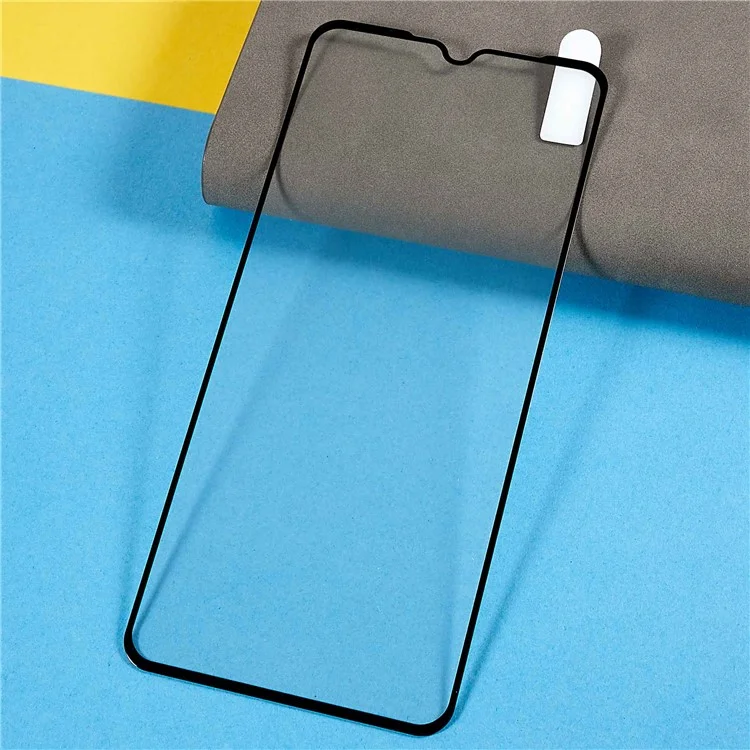 For Samsung Galaxy A04 4G (164.4 x 76.3 x 9.1 mm) / A04s 4G (164.7 x 76.7 x 9.1 mm) Full Glue Silk Printing Tempered Glass Film Full Cover Anti-abrasion Screen Protector-Cellmalls