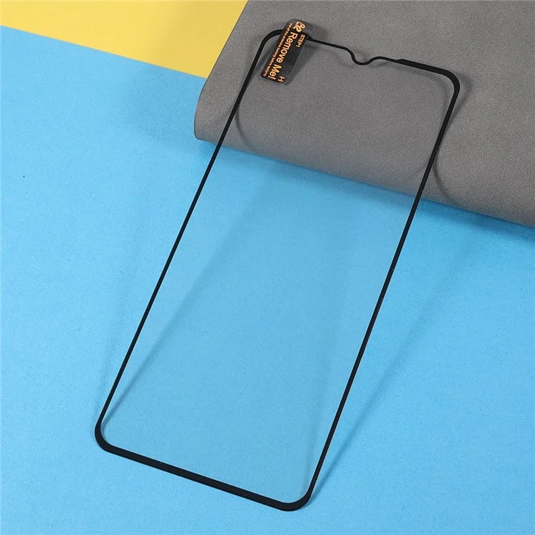 HD Full Screen Full Glue Sensitive Touch Silk Printing Tempered Glass Screen Protector for Samsung Galaxy A12 Nacho-Cellmalls
