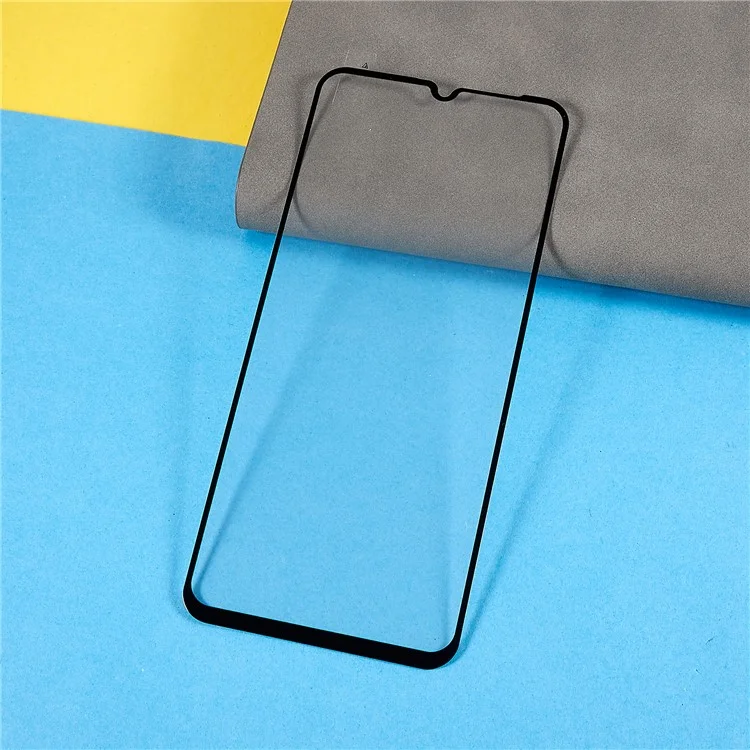 Silk Printing Tempered Glass Film for Samsung Galaxy A14 5G / A14 4G Anti-explosion HD Clear Full Screen Protector (Full Glue)-Cellmalls