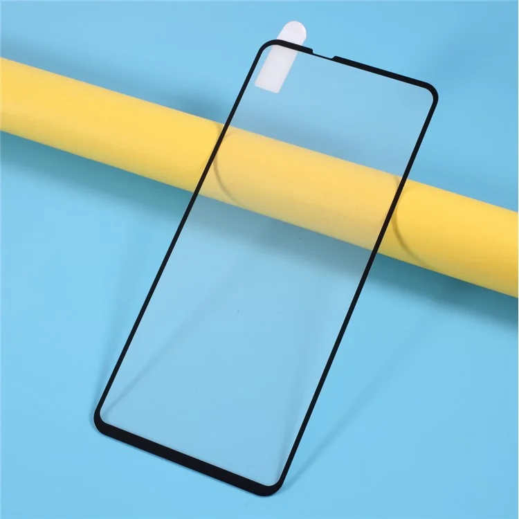 Silk Print Full Size Full Glue Tempered Glass Screen Protector for Samsung Galaxy A21s-Cellmalls