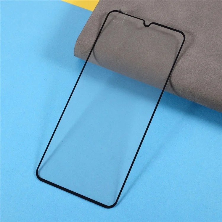 Complete Covering Silk Printing Tempered Glass Screen Protector Film [Full Glue] for Samsung Galaxy A22 4G (EU Version)-Cellmalls