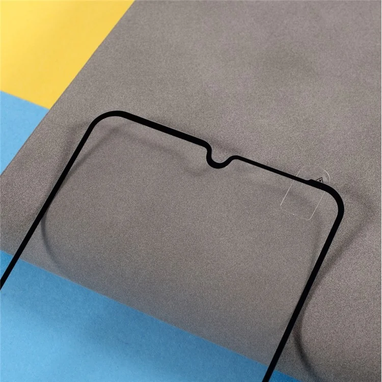 Complete Covering Silk Printing Tempered Glass Screen Protector Film [Full Glue] for Samsung Galaxy A22 4G (EU Version)-Cellmalls