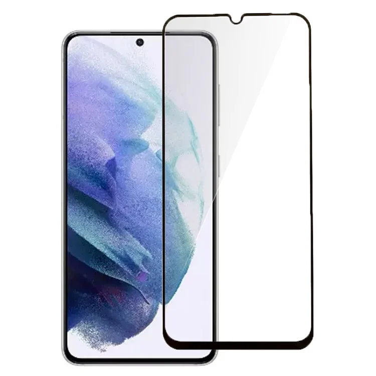 Tempered Glass Film for Samsung Galaxy A24 4G (162.1 x 77.6 x 8.3mm) , Silk Printing Ultra Clear Full Screen Cover Protector (Full Glue)-Cellmalls