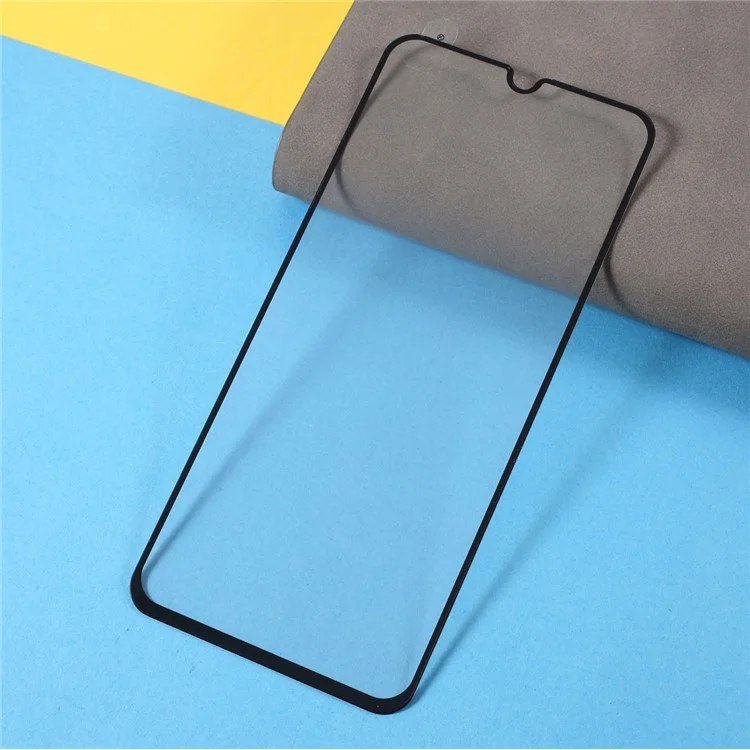 Shatter-proof Full Screen Coverage Silk Printing Tempered Glass Full Glue Protector for Samsung Galaxy A40s-Cellmalls