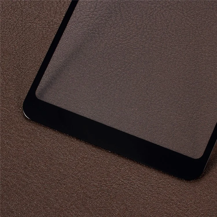 For Samsung Galaxy A7 (2018) Full Covering Silk Printing Tempered Glass Screen Shield Anti-explosion (Full Glue)-Cellmalls