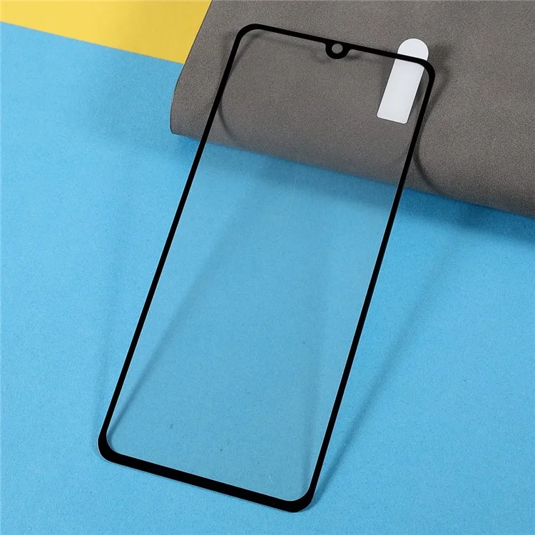 Anti-Explosion Full Glue Silk Printing Ultra Clear Full Covering Tempered Glass Protector for Samsung Galaxy M22-Cellmalls