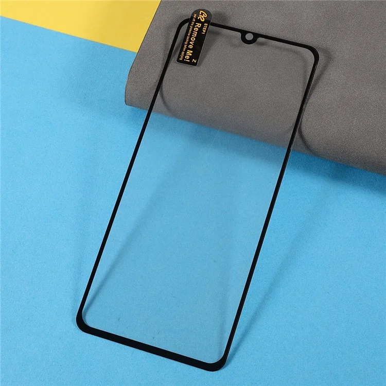 Anti-Explosion Full Glue Silk Printing Ultra Clear Full Covering Tempered Glass Protector for Samsung Galaxy M22-Cellmalls
