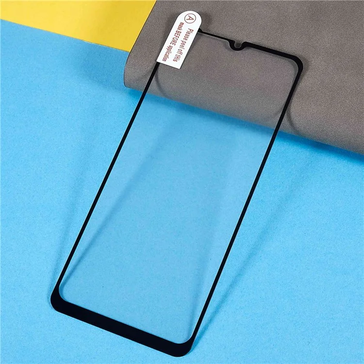 For Samsung Galaxy M23 5G/F23 5G HD Clear Silk Printing Tempered Glass Film Full Coverage Scratch Resistant Full Glue Screen Protector-Cellmalls