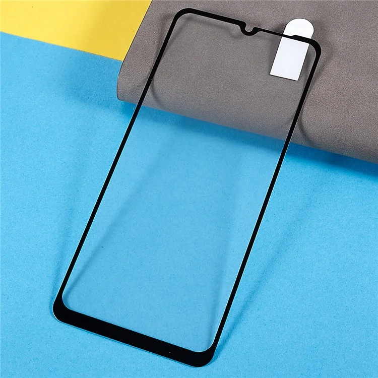 For Samsung Galaxy M33 5G (Global Version)/(India Version) Full Coverage Tempered Glass Screen Protector High Clarify Full Glue Silk Printing Anti-Shatter Film-Cellmalls