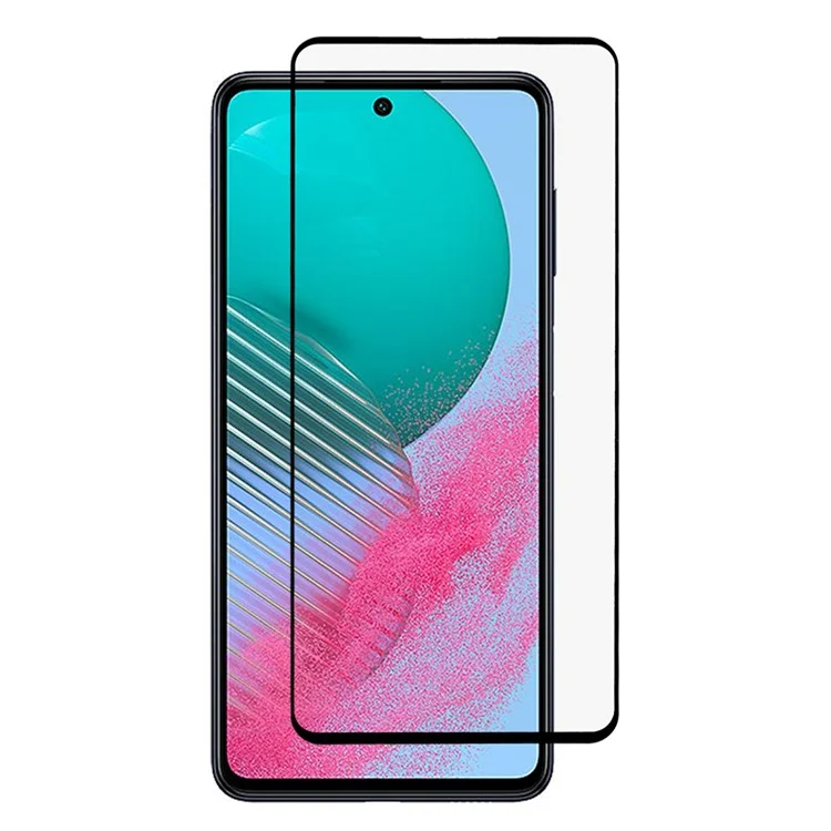 Tempered Glass Film for Samsung Galaxy M54 5G / F54 5G , Silk Printing Full Glue Phone Full Screen Protector-Cellmalls