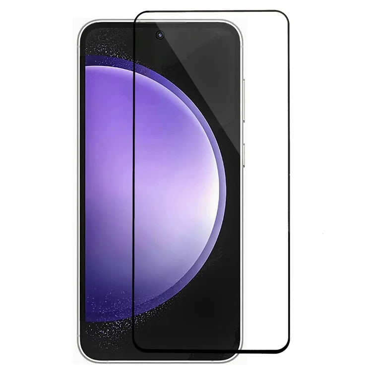 For Samsung Galaxy S24 FE Full Screen Protector Tempered Glass Full Glue Silk Printing Screen Film-Cellmalls