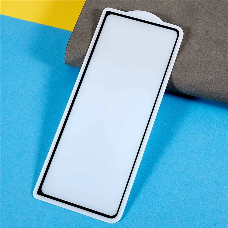 For Samsung Galaxy Z Fold4 5G, Crystal Clear Tempered Glass Screen Protector Anti-Explosion Full Glue Thin Complete Covering Silk Printing Front Screen Film-Cellmalls