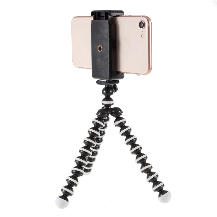 Octopus Tripod Octopus Bracket 360 Degree Rotation Mini Universal Mobile Phone Holder Stand Anti-Crack Phone Tripod Stand for Live Streaming Vlogging Video-Cellmalls