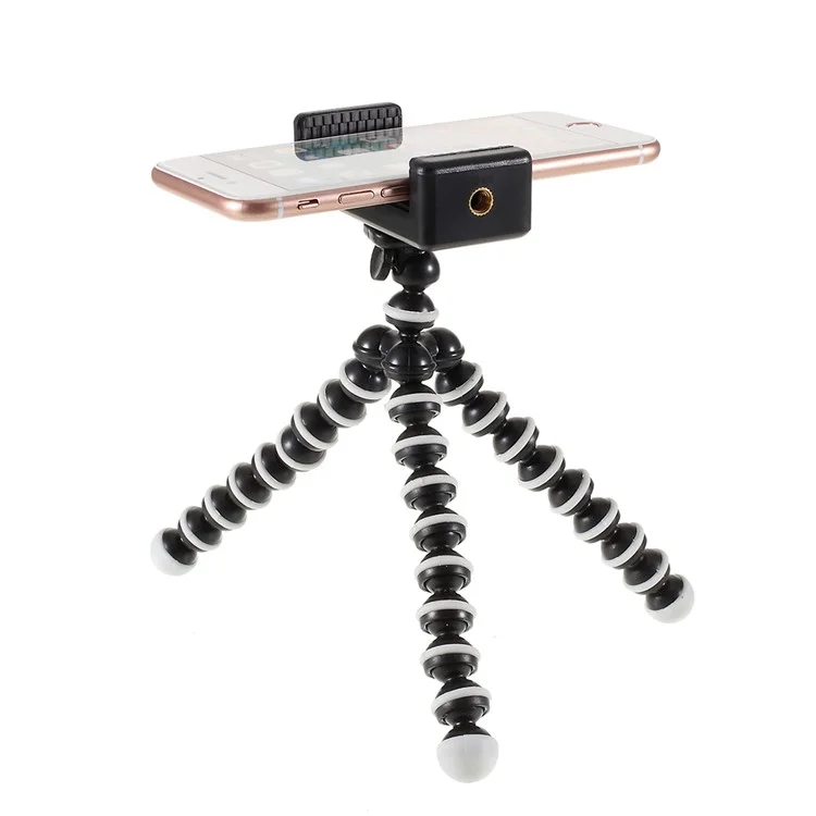Octopus Tripod Octopus Bracket 360 Degree Rotation Mini Universal Mobile Phone Holder Stand Anti-Crack Phone Tripod Stand for Live Streaming Vlogging Video-Cellmalls