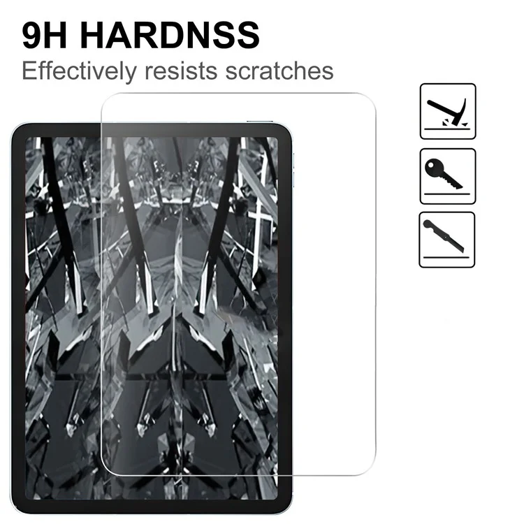 For iPad (2025) / 10.9 (2022) 2.5D Tempered Glass Screen Protector Full Cover Anti-Explosion HD Clear 9H Hardness Film-Cellmalls