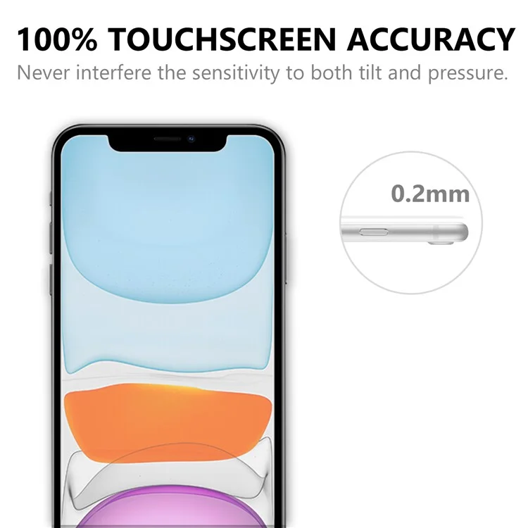 Anti-scratch Shockproof 2.5D 9H Arc Edge Screen Tempered Glass Guard for iPhone 12 mini 5.4 inch-Cellmalls